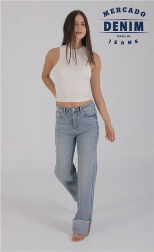 Denim Replay Straight Leg Jean / DXD0419