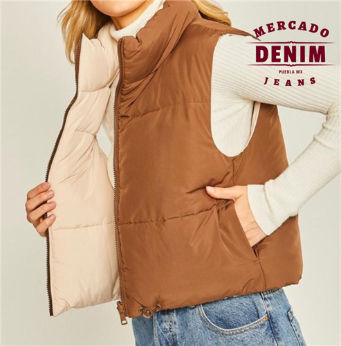 Reversible Vest Cocoa - Latte  / 5070VY