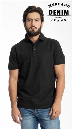 Black Polo Shirt / BB0095