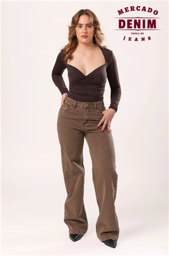 Tribeca Brown - Wide Leg Jean / DXD0549