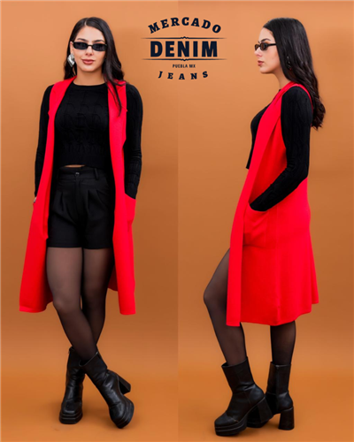 The Maple Vest - Red / 91127