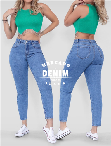 Blissful Blue Mom Jeans / KA86