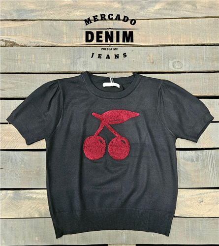 Cherry Twist - Black / A733