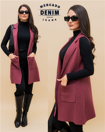 The Rowan Vest - Magenta / P2008