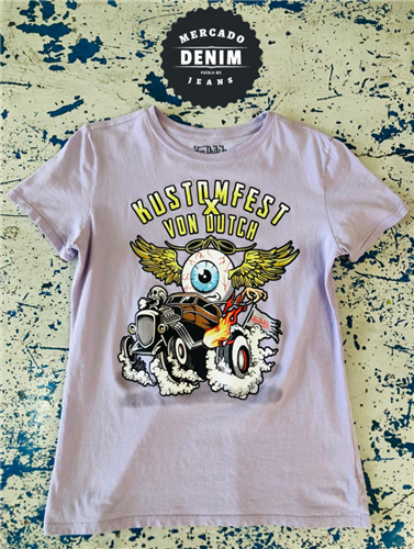 Lilac Car - Wings Design / Von Dutch