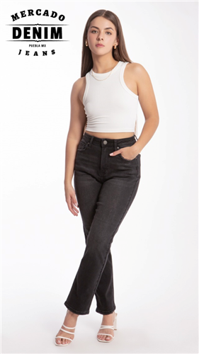 Black Flow - Straight Fit Denim / BL6561