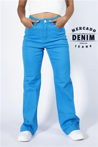 Electric Blue Straight Leg Jean / DXD0180