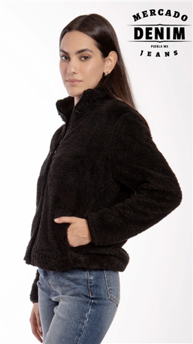 Cozy Teddy Zip - Black / BB0245