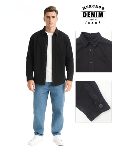 The Frontier Overshirt  - Black / 6325