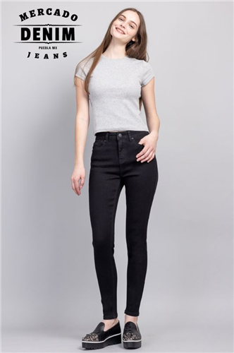 Black Script - Ankle Skinny / 3105