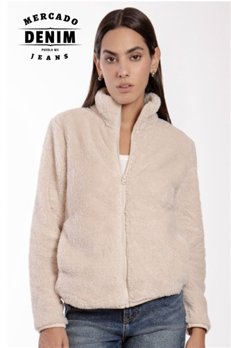 Cozy Teddy Zip - Beige / BB0245