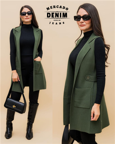 The Rowan Vest - Olive / P2008